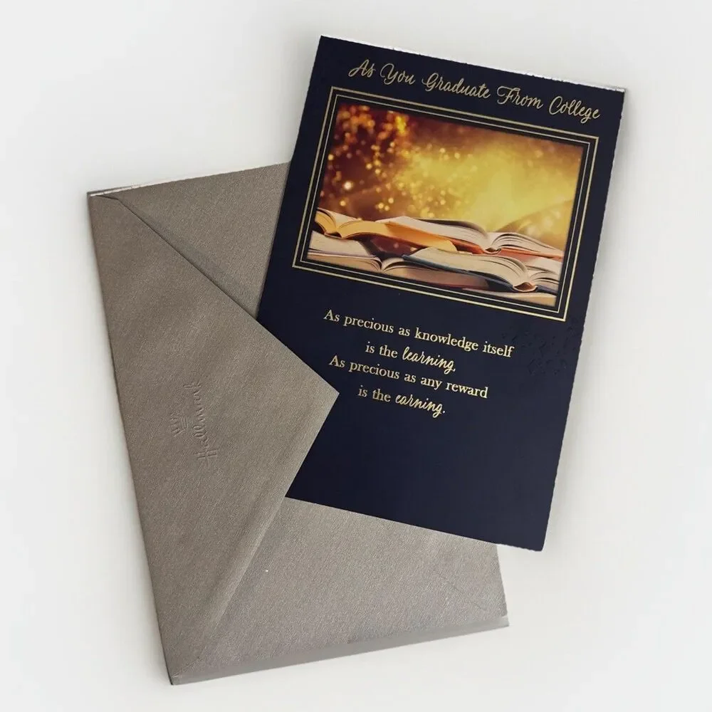 Hallmark Unused College Graduation Greeting Card Congratulations